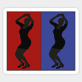 Dance Dance Girl Sticker